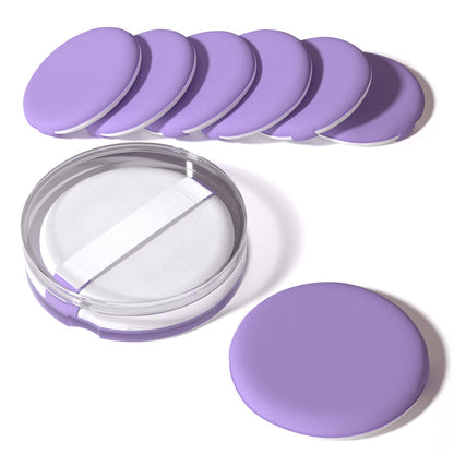 MOHOPE 8Pcs Air Cushion Makeup Sponges for Foundation with Portable Box | Latex-Free Blending Sponge for Liquid, Cream, Foundation and Powder | Round Powder Puff | Mix