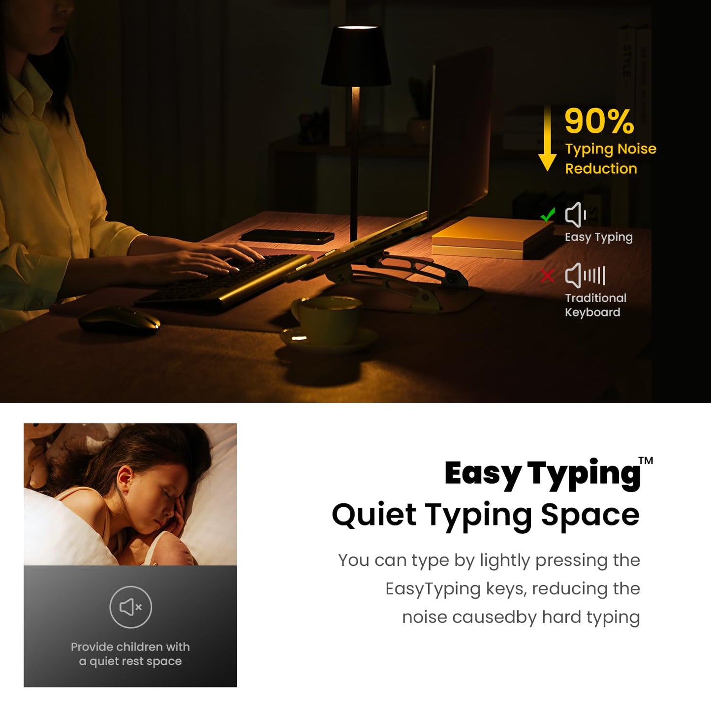 Wireless Keyboard Mouse Combo, cimetech 2.4G Ultra-Thin Keyboard and Mouse Set with Sleek Ergonomic Silent Design & Stable Connection for Windows PC Laptop Computer (QWERTY UK Layout, Silver White)