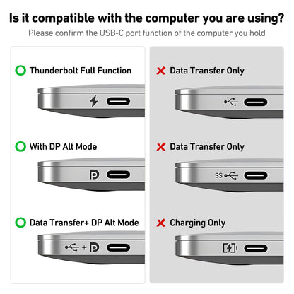 BENFEI USB C to HDMI Adapter 4K@60Hz, USB Type-C to HDMI Adapter [Thunderbolt 3/4/5 Compatible] with iPhone 15 Pro/Max, MacBook Pro/Air 2023, iPad Pro, iMac, S23, XPS 17, Surface Book