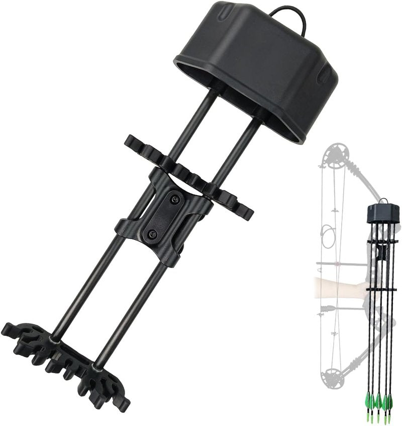 Three Archers 5 Spot Arrow Quiver - Quick Detach Mounted Bracket for Compound Bow | Portable for Shooting & Hunting