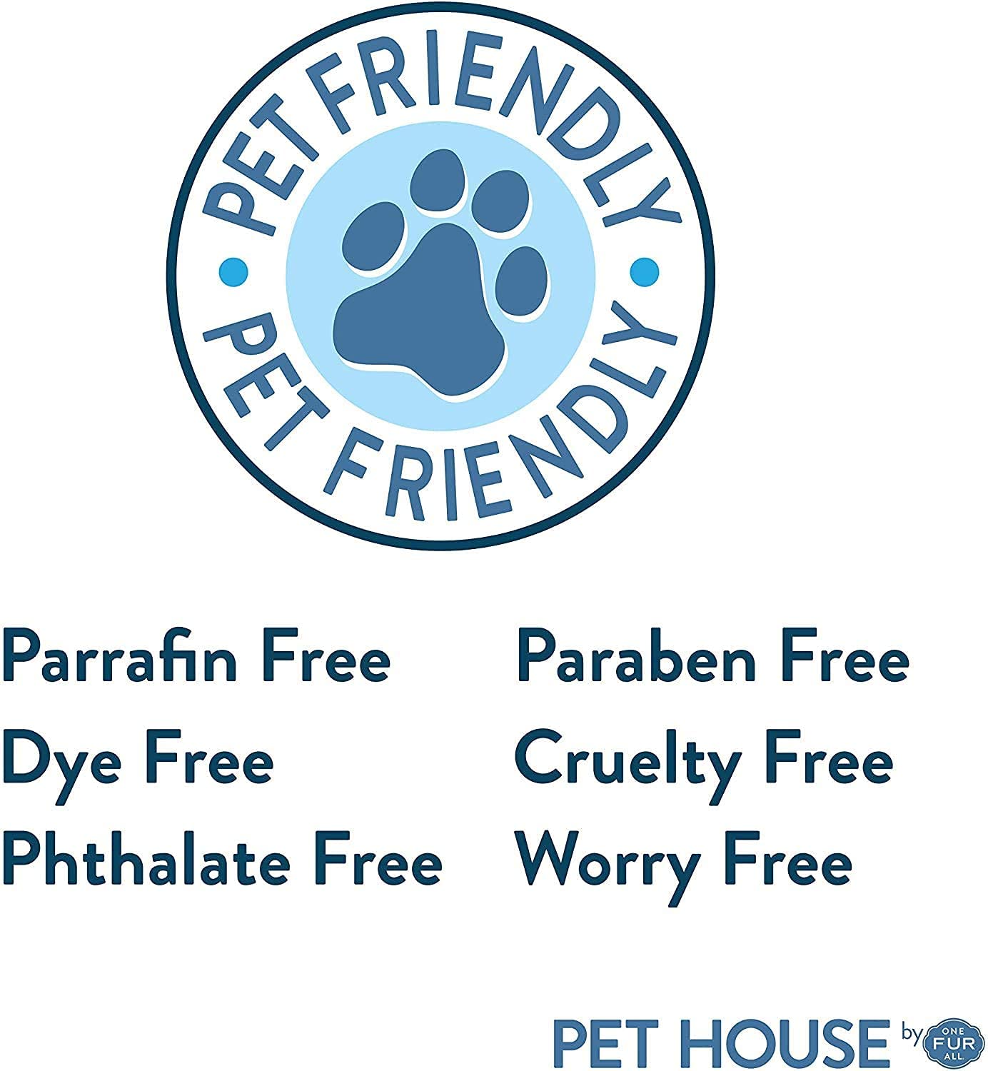One Fur All Pet House Fall Candles, Long Lasting, Clean Burning, Soy Wax Scented Candles for Pet Odor, Pumpkin Spice