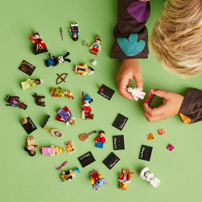 LEGO 71038 Minifigures Disney 100, 1 of 18 Iconic Characters to Collect, Collectible Mystery Bag with Buildable Toy incl. Mickey Mouse, Stitch, Mulan & More (1 Piece - Style Picked at Random)