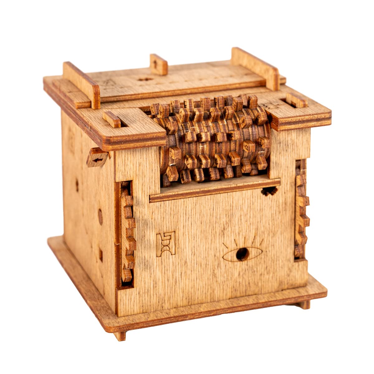 iDventure Cluebox - Schroedingers Cat - Escape Room game - Puzzle box - 3D wooden puzzle - treasure box - gift box - 3D puzzles for adults - brain teaser - birthday gift gadget for men - money box