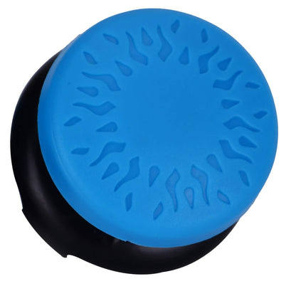 ASHATA 2Pcs Thumbstick Extender for PS5 3D Texture Thumb Grip Stick Joystick Thumbstick for 5 Controller (Blue)
