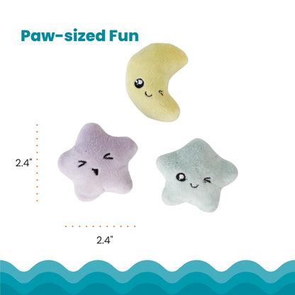 Catstages Toss 'N Twinkle Catnip Cat Toys - 3 Pack