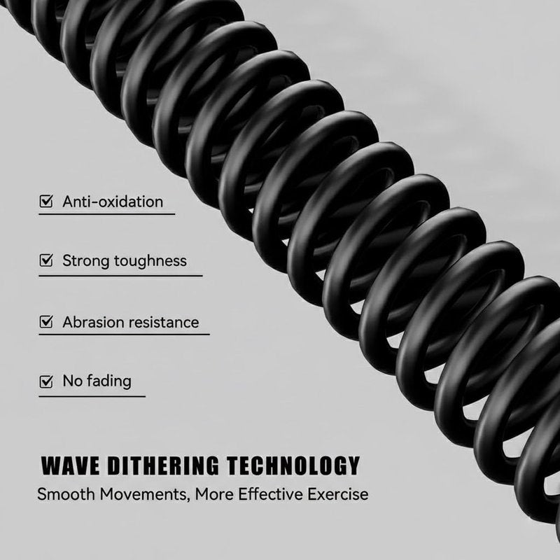 Upgrade Weighted Ropeless Battle Ropes, 2PCS Cordless Battle Rope for Home Gym, HIIT, Quiet Portable Training Rope, Strength, Workout Ropes Versatile Fitness Equipment for Men Women