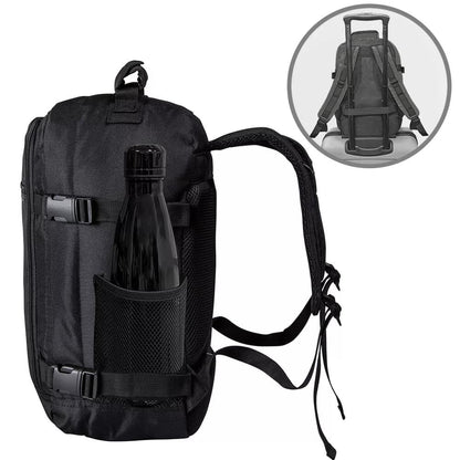 Cabin Max Metz 24L Cabin Bag 40x30x20 Backpack | Underseat Hand Luggage for Ryanair, EasyJet, Wizz Air & More – Travel Backpack Airline Approved - RPET Recycled Polyester