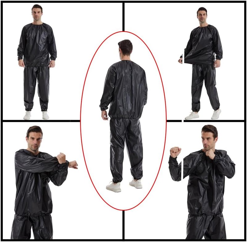 Sauna Sweat Suit for Weight Loss | Unisex Gym Fitness Gear - Comfortable & Durable