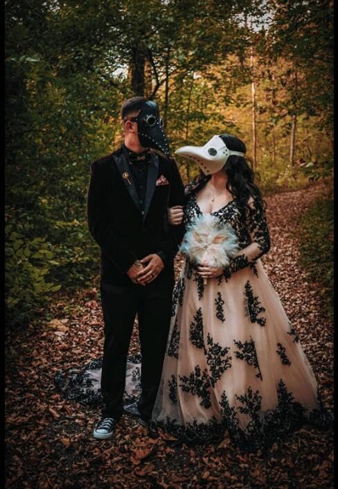 Raxwalker Plague Doctor Bird Mask Cloak Set Retro Steampunk Halloween Costume Long Nose Beak Cosplay Props (White SET)
