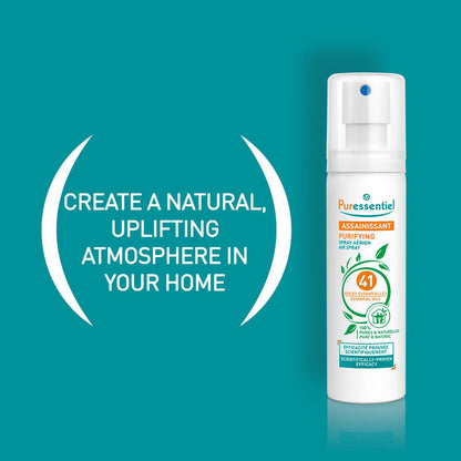 Puressentiel Purifying Air Spray 200 ml – 100% Natural Room Spray – Air Purifier – Air Freshener – Odour Eliminator – Organic Essential Oils – For Your Home, Car & Office – Lasts Over 6 Months