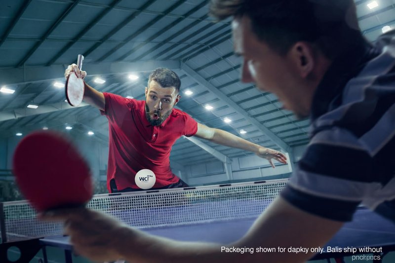 PARTY BALL Sports Ping Pong Balls – Official Size 40mm 3-Star Professional Table Tennis Balls, Durable High Performance for Training & Competition, White (12 Pack)