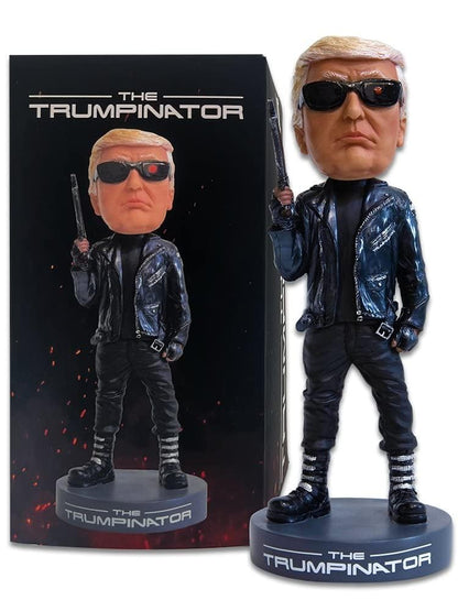 Donald Trump Collectibles - The Trumpinator: 2024 Bobblehead for Proud Patriots and Supporters | #1 Gift for Patriotic Americans