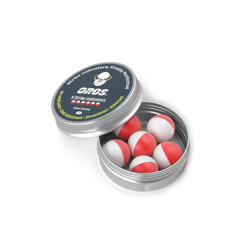 OROS Strike Indicator 6-Pack (Medium, Red & White)