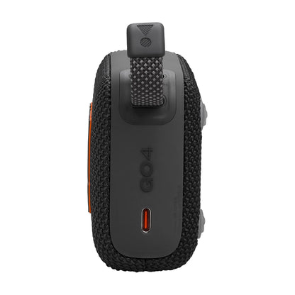 JBL GO 4 Ultra-Portable Bluetooth Speaker with Big JBL Pro Sound and Punchy Bass, PlaytimeBoost, Waterproof Design and 7-Hour Playtime, Black