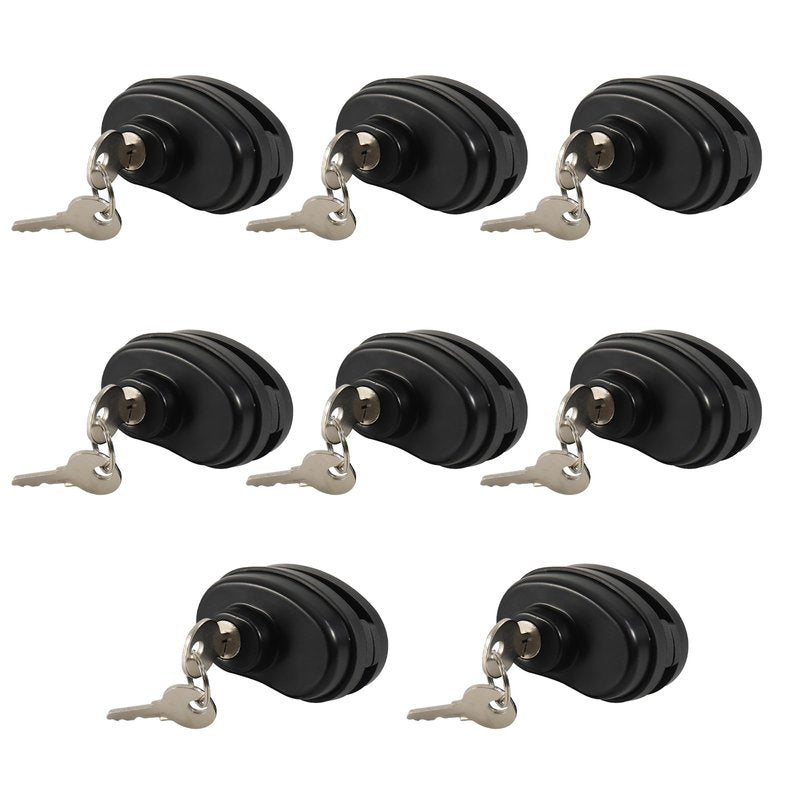 Fancemot 8 Packs Gun Trigger Lock with Keys, Gun Lock for Firearms Rifles, Shotgun, Handgun, Pistol Accessories