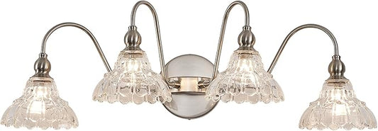 Brushed Nickel Bathroom Vanity Lights Vintage Vanity Lighting Fixtures Pciture Light for Bathroom Bedroom Hallway Living Room