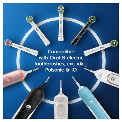 Oral-B Precision Clean Electric Toothbrush Head with CleanMaximiser Technology, Excess Plaque Remover, Pack of 12 Toothbrush Heads, Suitable for Mailbox, White