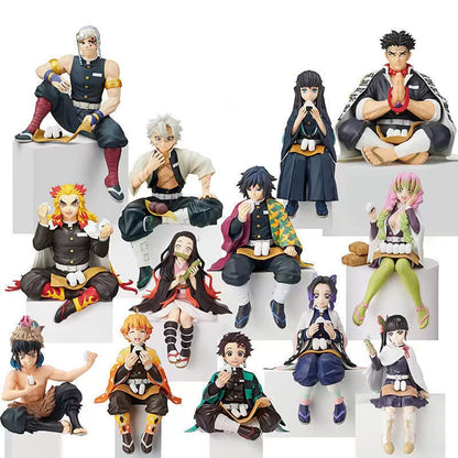 XESAGSNV Ghost Slayer, Anime Cartoon Characters, Anime Character Doll Models, Character Statue Collectibles, Gifts for Fans (Tokitou Muichirou)