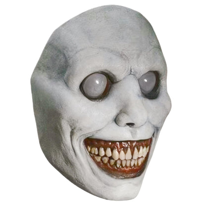 Aerkersun Scary Halloween Mask for Adults, Realistic and Durable Natural Latex Creepy Horror Mask for Cosplay and Halloween Party (White eyed demon)