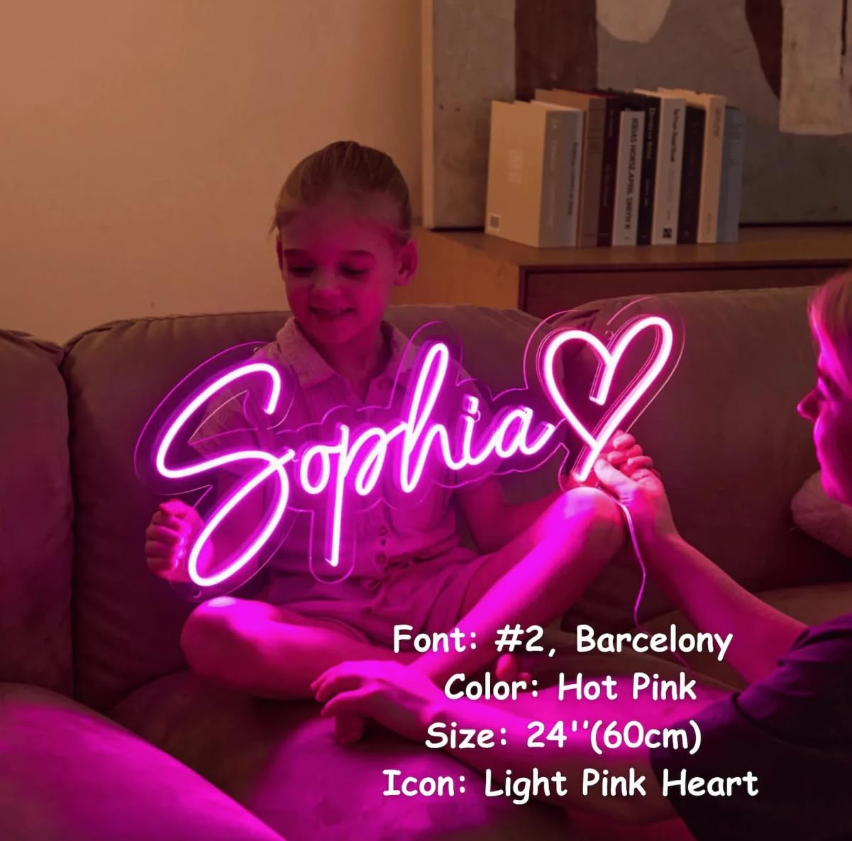LED Decorative Lights USB Mountains Sunrise Sunset Led Neon Signs Home Decoration Wall Art Holiday Gift Brightness Adjustable 16.5''x11.8''