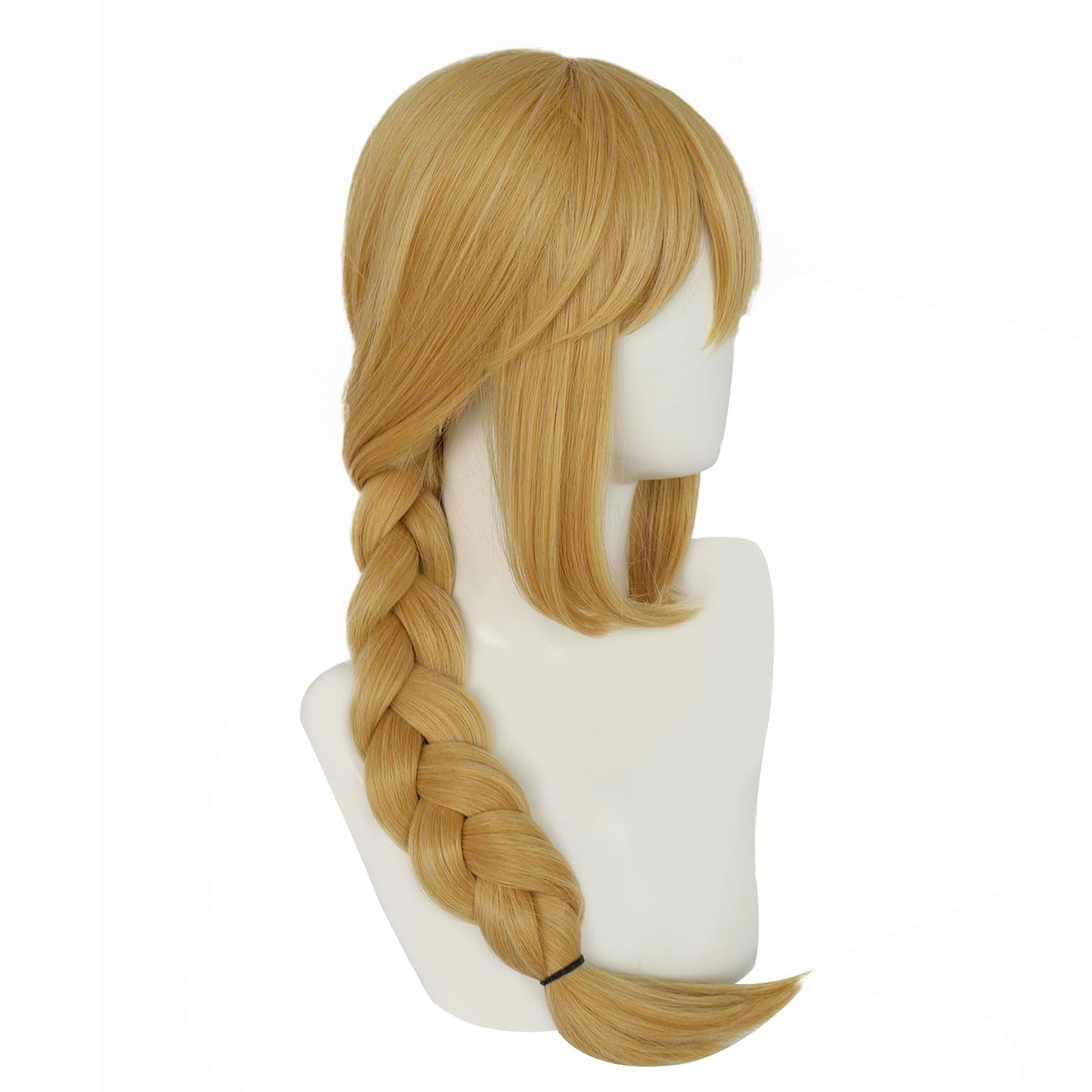 IMEYLE Applejack Wig Cowgirls Wig Women Long Gold Wigs with Bangs and Ponytails for Women Synthetic Halloween Cowgirls Costume Party Anime Cosplay Wigs Christmas Outfit for Scenecore +Hair Cap