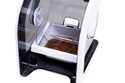 Closer Pets MiBowl Automatic Selective Microchip Smart Pet Feeder (CP500) - BPA and BHT Free Bowl with Enclosed Back for Small to Medium Cats and Small Dogs, White