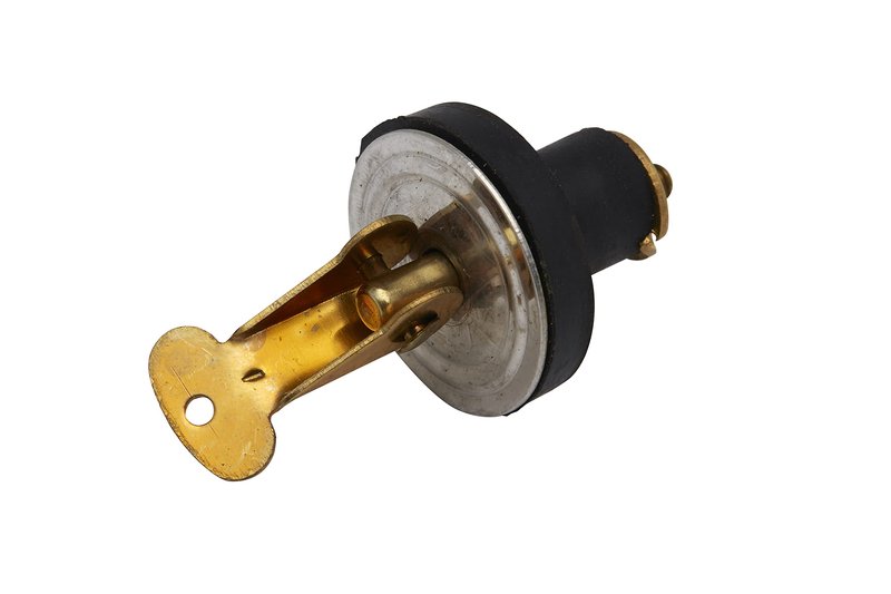 Seachoice Deck and Baitwell Plug, 1/2 in. Brass, 2 Count (Pack of 1)