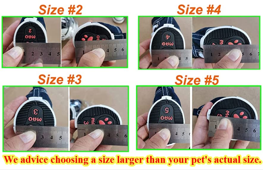 abcGoodefg Pet Dog Puppy Canvas Sport Shoes Sneaker Boots, Outdoor Nonslip Causal Shoes Rubber Sole Soft Cotton Inner Fabric Shoes for Small Dog (#2(1.331.73), Pink)