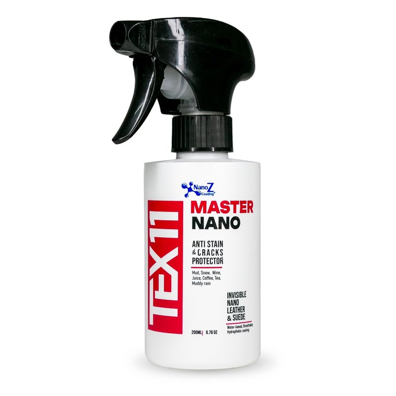 Eco-Friendly Nano Leather & Suede Protector Spray – Water-Based Hydrophobic Waterproof & Stain Repellent for Boots, Shoes, Jackets, Bags, Furniture & Car Seats – Invisible Protection (6.76 fl.oz)