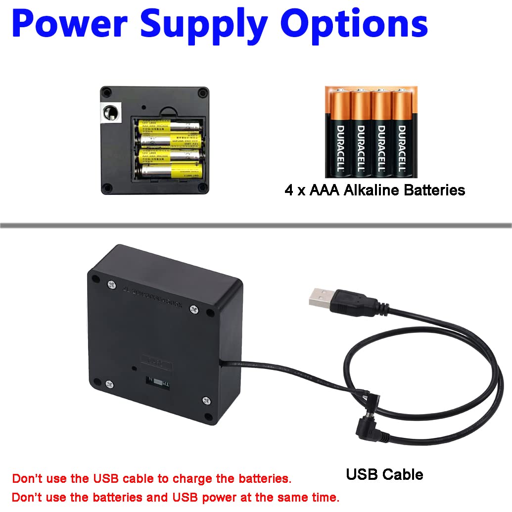 Homello RFID Lock Electronic Cabinet Lock with USB Cable - Hidden DIY Lock for Wooden Cabinet Drawer Locker Cupboard Gun Box with 5 Key Cards/Fobs