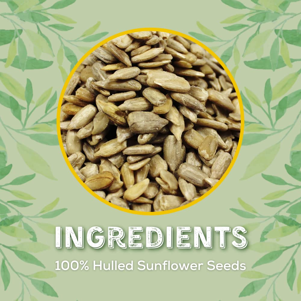 Copdock Mill Sunflower Hearts Bird Food 3.2kg / 5L Tub – No Mess Sunflower Hearts for Wild Birds – Bird Seed Suitable for Sunflower Seeds Feeders & Bird Tables