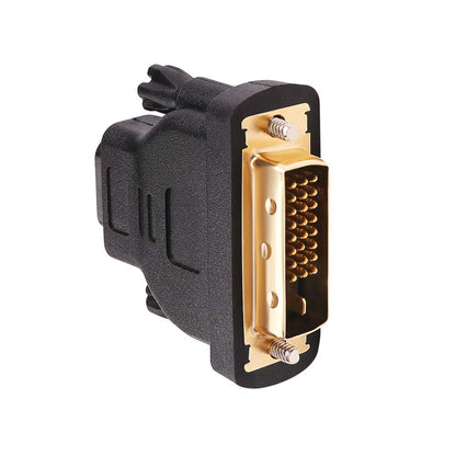 DTech DVI to HDMI Adapter DVI Male to HDMI Female Bi-Directional DVI-D Port Converter 4K 1080P Gold Plated Connector