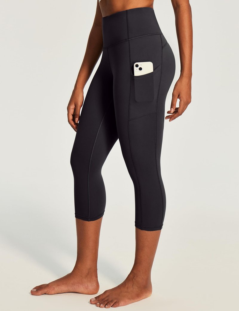 Ewedoos Capri Leggings for Women High Waisted Yoga Pants with Pockets for Women Tummy Control Workout Leggings Yoga Capris