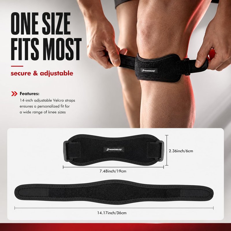 WAWDBBJQY Patellar Tendon Support Strap for Knee Pain Relief