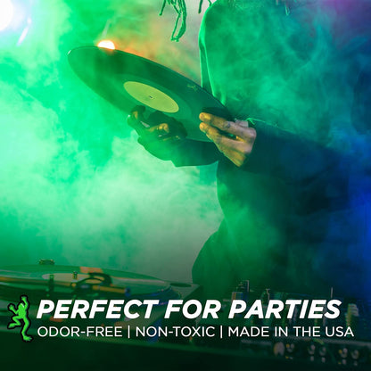 Froggy's Fog Bog Fog Juice, High-Density, Long-Lasting Fog Fluid for Water-Based Fog Machines, Perfect for Professional and Home Haunters, Theme Parks, and Lighting Designers, 1 Gallon