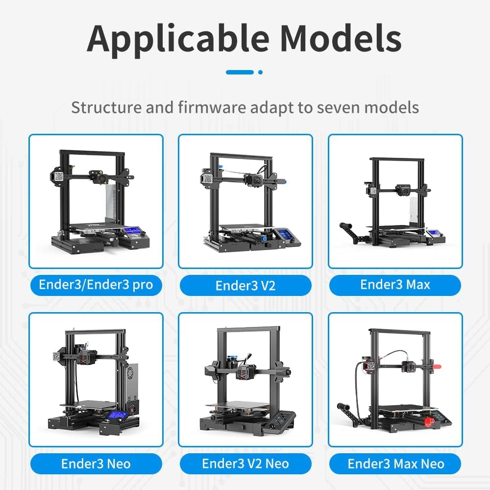 Creality Official Ender 3 Silent Motherboard Upgrade V4.2.7 Mainboard Control Board with TMC2225 Driver 3D Printer Controller Parts Accessories Works with Ender-3 / Pro/Max / 3 V2 / 3 V2 Neo