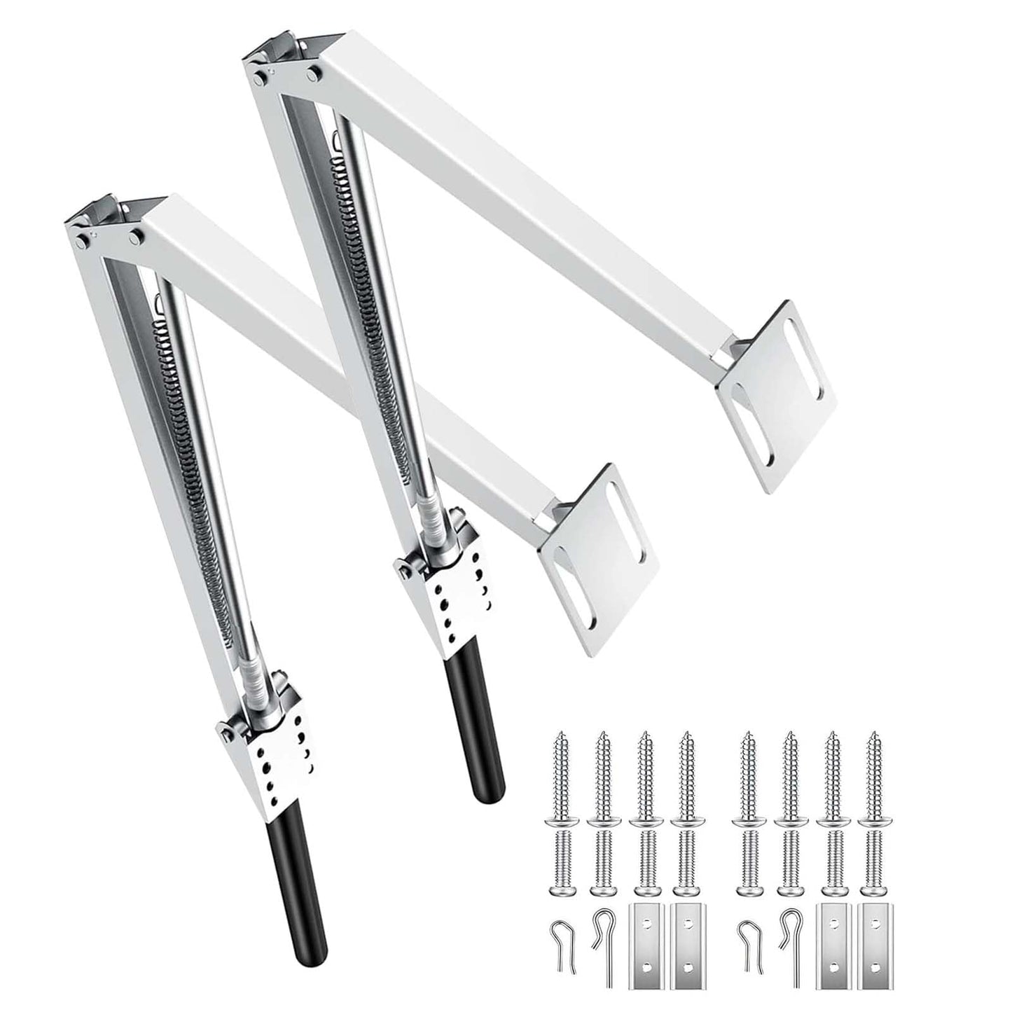 2PCS Auto Roof Vent Opener Automatic Greenhouse Window Opener for Ventilation Solar Heat Sensitive Auto Vent Kit Agriculture Gardening Tools Automatic Greenhouses Supplies (Single Spring Lifts 15 Lbs)