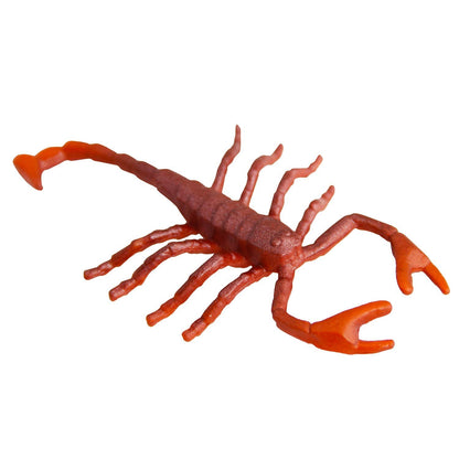 PINOWU Insect Toy Figures for Kids - 24pcs, 2-4' Fake Bugs - Spiders, Cockroaches, Scorpions, Crickets, Lady Bugs, Mantis & Worms for Education & Party Favors