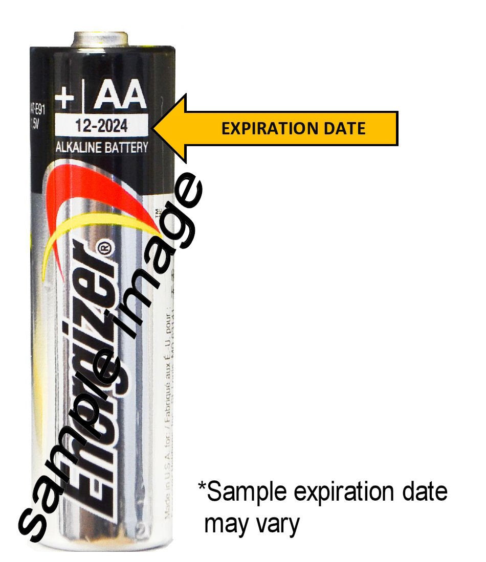 Energizer AA Max Alkaline E91 Batteries Made in USA - Expiration 12/2024 or Later - 100 Count
