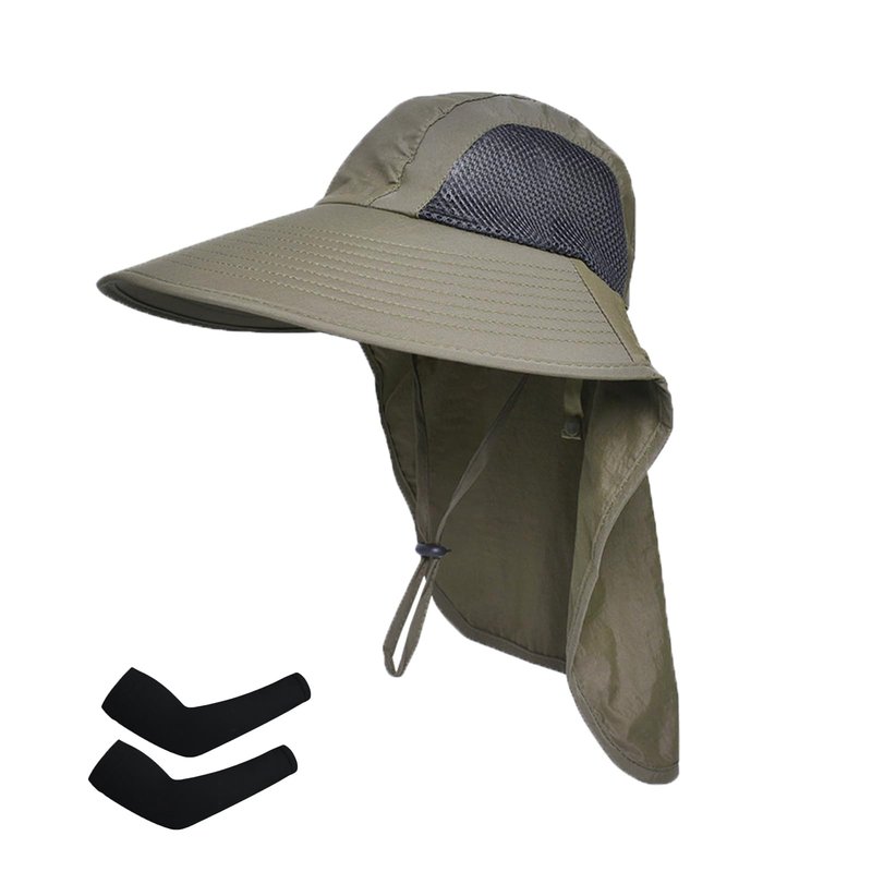 Sun Hat for Men Women with Neck Flap,UPF 50+ UV Protective Hiking Fishing Hats,Wide Brim Sun Hat for Women&Men