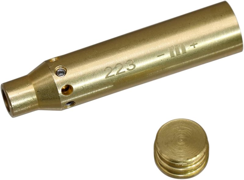 5.56mm Bore Sight Laser - Red Dot Cartridge Sighter with 2 Battery Sets | Precision Alignment Tool