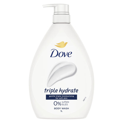 Dove Triple Hydrate Body Wash 1 L