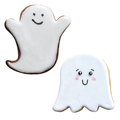 Ann Clark Cookie Cutters Halloween Ghost Cookie Cutters 2-Pc Set Made in USA, 3", 3.5"