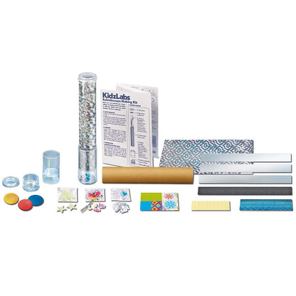 4M Kidzlabs Kaleidoscope Making Kit - Optical Light Physics Stem Toys Craft Gift for Kids & Teens, Boys & Girls (3435)