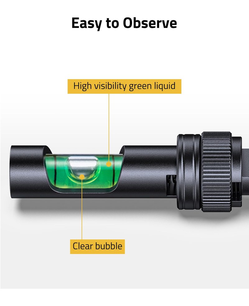 CVLIFE Fold Away Scope Leveling Kit - Precision Scope Leveling Tool with Picatinny Anti-Cant Bubble Level