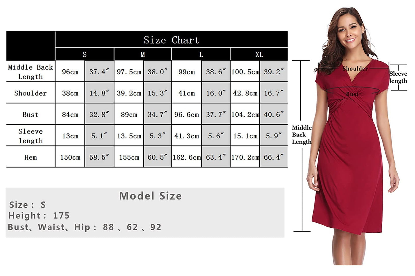 Irdcomps Women’s Breastfeeding Nightdress Maternity Nightshirt Nursing Nightgown Soft V Neck Pajama Loungewear Tops Dress for Pregnant Casual Navy Blue