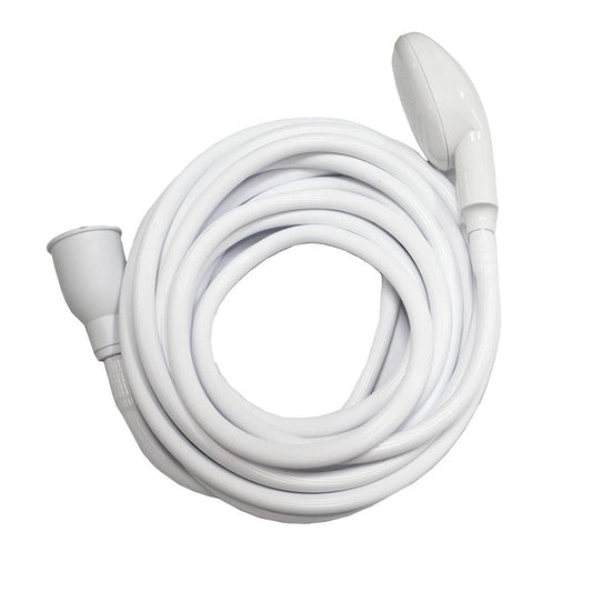 5m/16.4ft Sink Spray Rubber Hose Portable Faucet Sprayer Garden, Shampoo Sprayer Handheld Shower Head Spray Hose Attachment for Dog, Pets, Bathing Baby, Washing Hair, Rinsing Vegetables