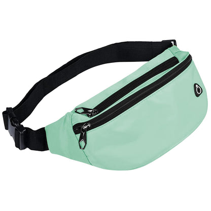 Fanny Packs for Men and Women, Waterproof Sports Waist Pack Bag for Travel Hiking Running Hands-free Wallets, Easy Carry Any Phone