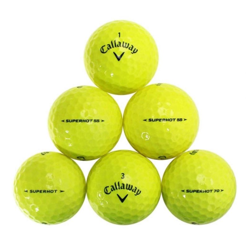 Premium Golf Ball Mix - AAAA Yellow Pro Styles, Great Brands. 50 Near Mint Quality Used Golf Balls (50PK-PLYL-2)