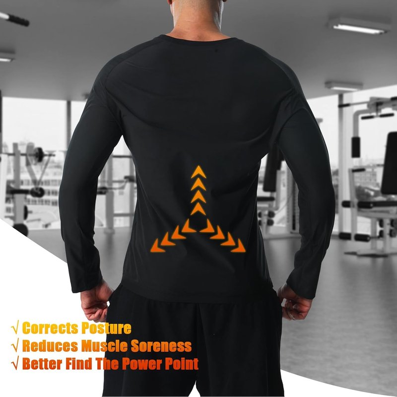 Men's Sauna Shirt - Weight Loss Sweat Suit for Effective Body Shaping | Compression Workout Gear